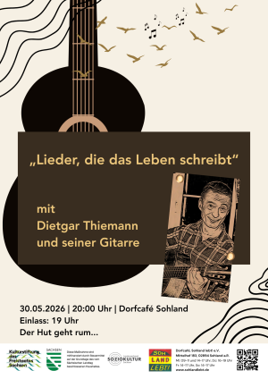 Liederabend mit Dietgar. "Lieder, die das Leben schreibt."