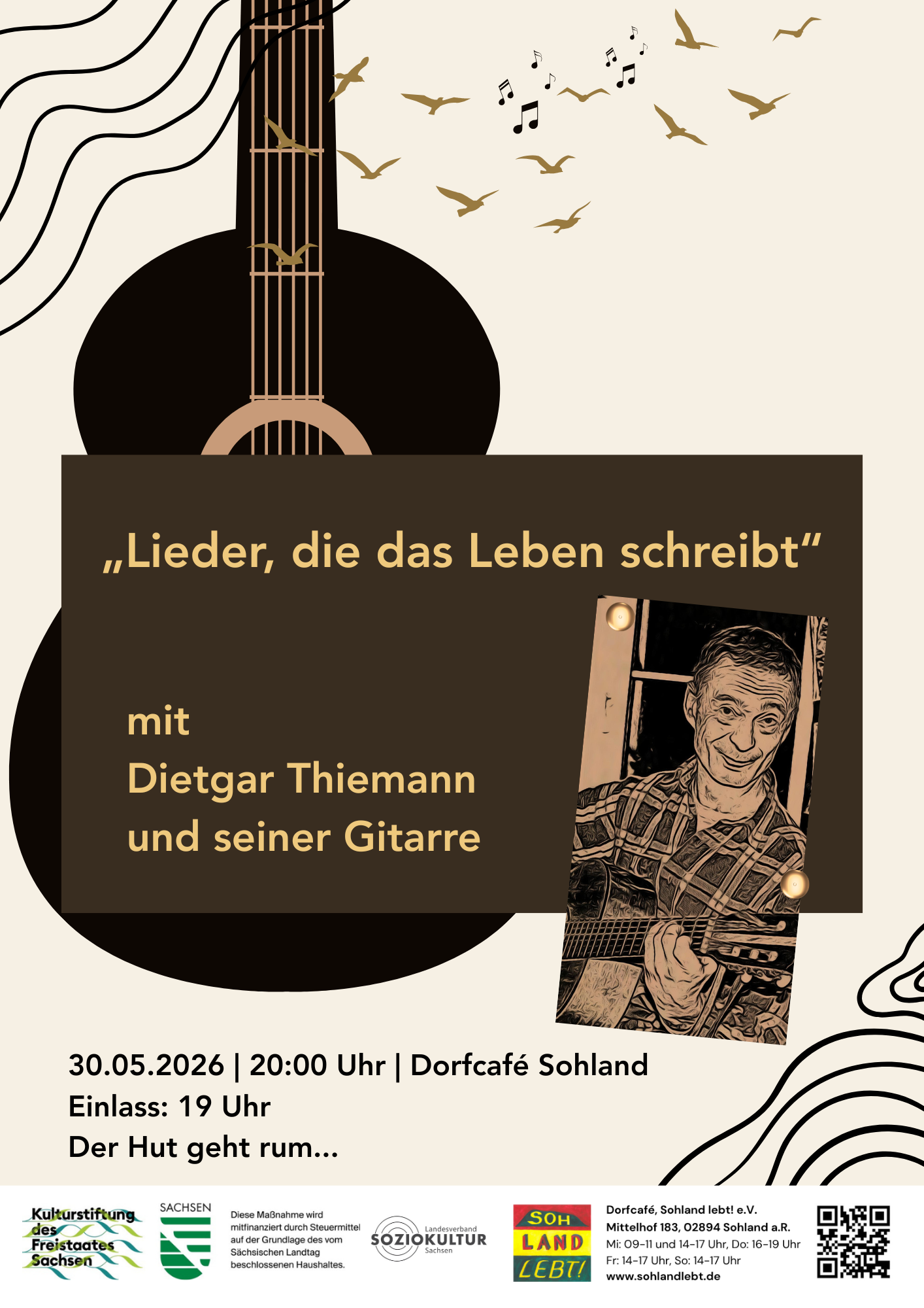 Liederabend mit Dietgar. "Lieder, die das Leben schreibt."